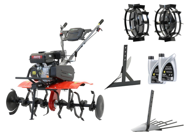 FAVORITE RT212R - SET SOIL PLANTER DIESEL CULTIVATOR (PLOW, PLANTER, CONSOLE, 2X OIL)