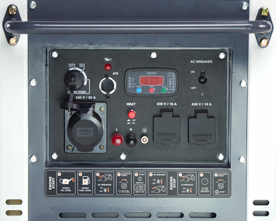 DAEWOO DDAE 11000SE DIESEL POWER GENERATOR SILENT VERSION 2x16A, 1x32A 230V AVR 18HP POWER - OFFICIAL DISTRIBUTOR - AUTHORIZED DAEWOO DEALER