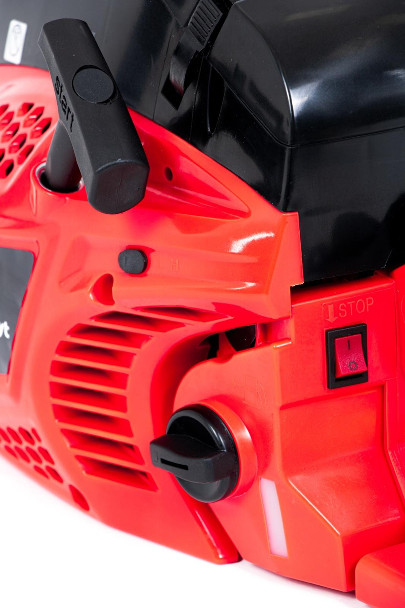 Pilarka FAWORYT RG5318-B5 zbliżenie na uchwyt i hamulec