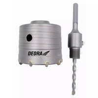 DEDRA DED1506-X Wiertło koronkowe 80mm HM/TCT HEX koronka otwornica do betonu cegły pod puszki