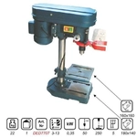 DEDRA DED7707 COLUMN METAL DRILLING MACHINE 5 GEARS EWIMAX OFFICIAL DISTRIBUTOR - AUTHORIZED DEDRA DEALER