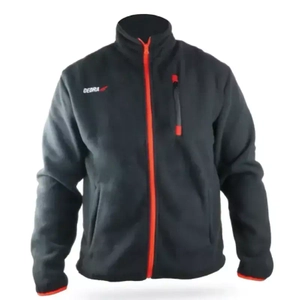 DEDRA BH6PB-L Bluza polarowa męska polar roboczy czarny L/52 300 g/m²