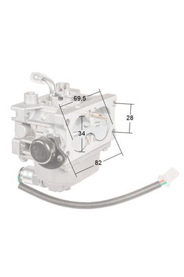 Karburátor Loncin LC2P76F ORIGINÁLNÍ DÍL 170022143-0002