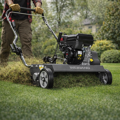 WEIBANG WB486CRB WERTYKULATOR SPALINOWY DO TRAWY PROFI PROFESJONALNY Briggs&Stratton WB486 / WB 486 -  EWIMAX - OFICJALNY DYSTRYBUTOR - AUTORYZOWANY DEALER WEIBANG