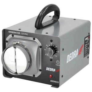 DEDRA DED6632 Ozone Generator 20 g/h, 120 W, Air Ozonator for Rooms and Cars