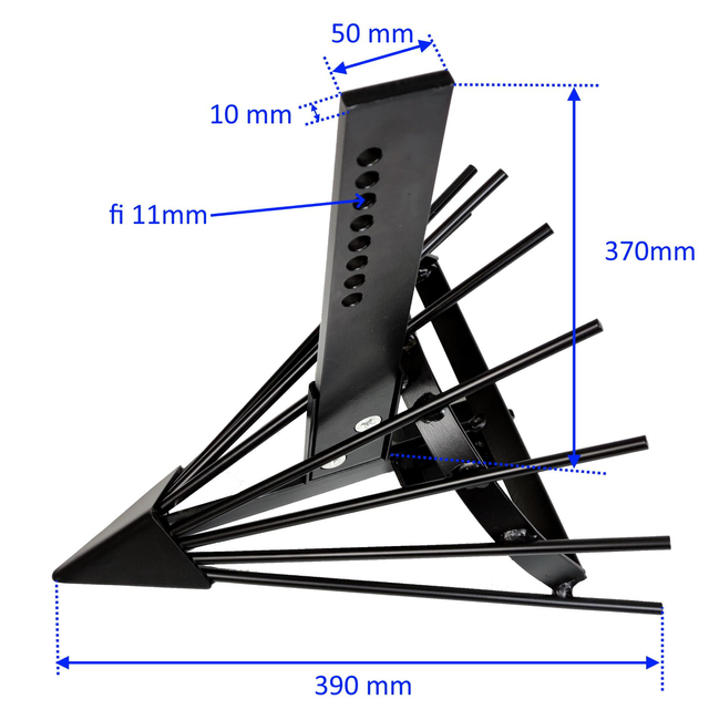 MASTERCUT 8001020 KOPACZKA DO ZIEMNIAKÓW DO GLEBOGRYZARKI HECHT 785, 790, 795, 790BS / Mastercut: BK-55-2BS, BK-55-2L / Hortmasz: HGS 155 B&S i HGS 155 L / LIDER HANDY SG200HL