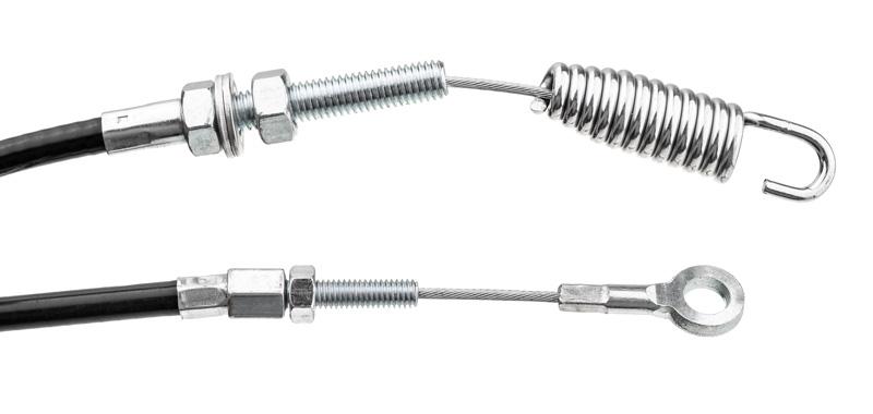 Linka sprzęgła CEDRUS TR300 130859 — widok końcówek linki i pancerza