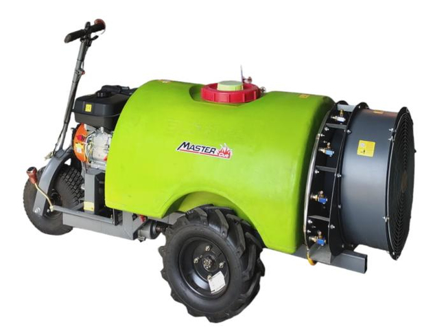 MASTERCUT FH-G200-A OPRYSKIWACZ SPALINOWY WÓZKOWY TURBINOWY JEZDNY TACZKOWY WÓZKOWY NA KOŁACH Z NAPĘDEM TURBINA 200L 5,5KM