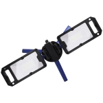 DEDRA L1068 Lampa LED warsztatowa robocza składana 5000 lm podwójna statyw 2 barwy akumulatorowa
