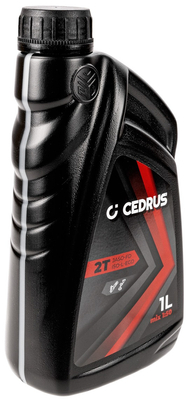 CEDRUS MIX 1L 1000ML 2-SUW MOTOROVÝ OLEJ PRO OBĚ MOTORY PRO PILY Foukače Vyžínače Nůžky Řezačky Postřikovače atd.pro dvoutaktní motory 