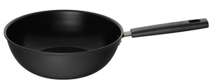 Wok Fiskars Hard Face 28 cm 1052233 – wok na indukcję, gaz, kuchenkę ceramiczną i elektryczną