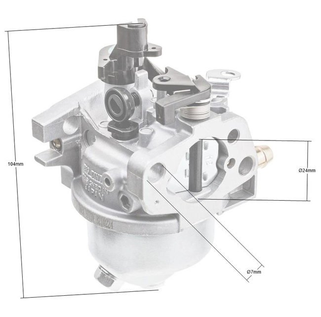 Loncin LC1P65FA carburetor with automatic suction 080003