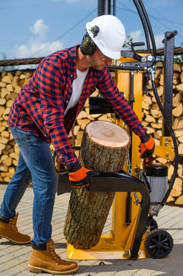 CEDRUS LS09 HYDRAULIC ELECTRIC WOOD SPLITTER CEDRUS LS09V VERTICAL CHIPPER PRESSURE 14 TONS CEDLS09V - EWIMAX - OFFICIAL DISTRIBUTOR - AUTHORIZED CEDRUS DEALER
