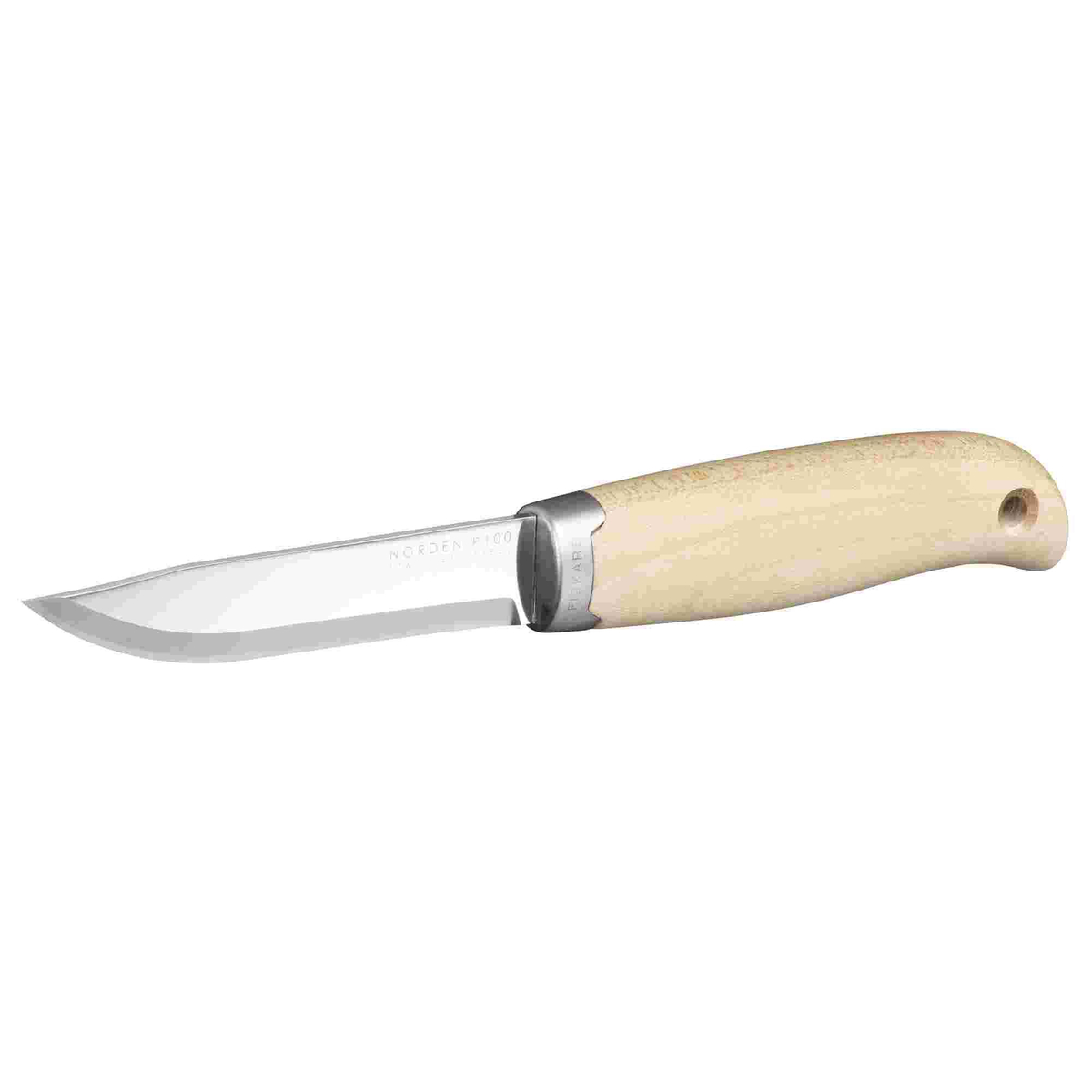 Fiskars Norden 1072090 – nóż outdoorowy ze stali nierdzewnej z drewnianą rękojeścią