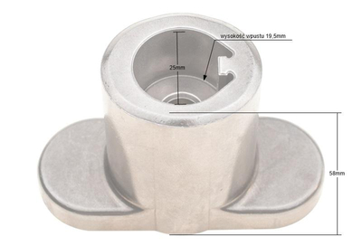 MTD lawn mower adapter bowl fi 25mm KN50