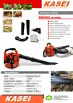 KASEI EBV260 BL3000K LEAF VACUUM CLEANER PETROL BLOWER WITH SHREDDER 2IN1