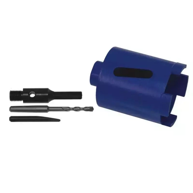 DIAMENTOWA KORONKA WIERTŁA DEDRA H1222 ŚR. 82MM DŁ. 75MM KPL., DO BETONU, GRESU, KAMIENIA