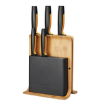 Set of 5 knives in Functional Form™ bamboo block 1057552