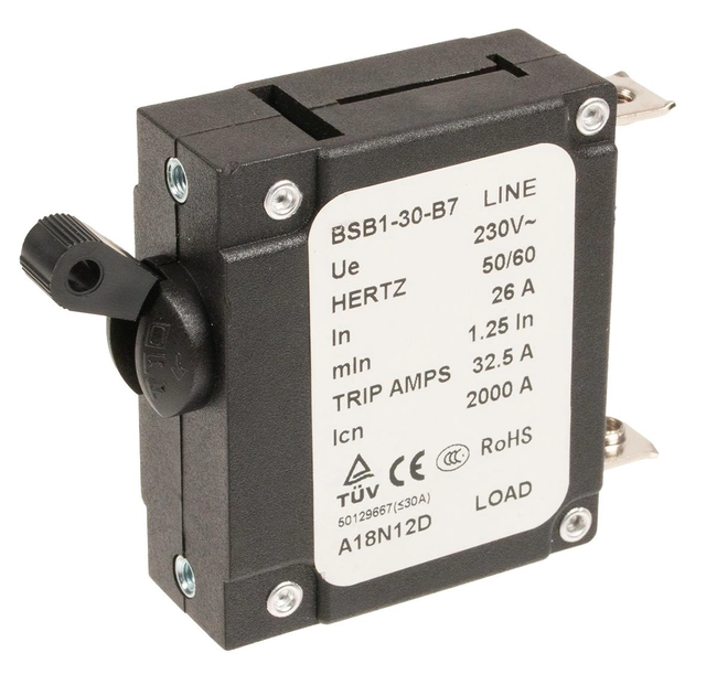 Wyłącznik nadprądowy Loncin LC8000D-AS CZĘŚĆ ORYGINALNA 271290131-0001