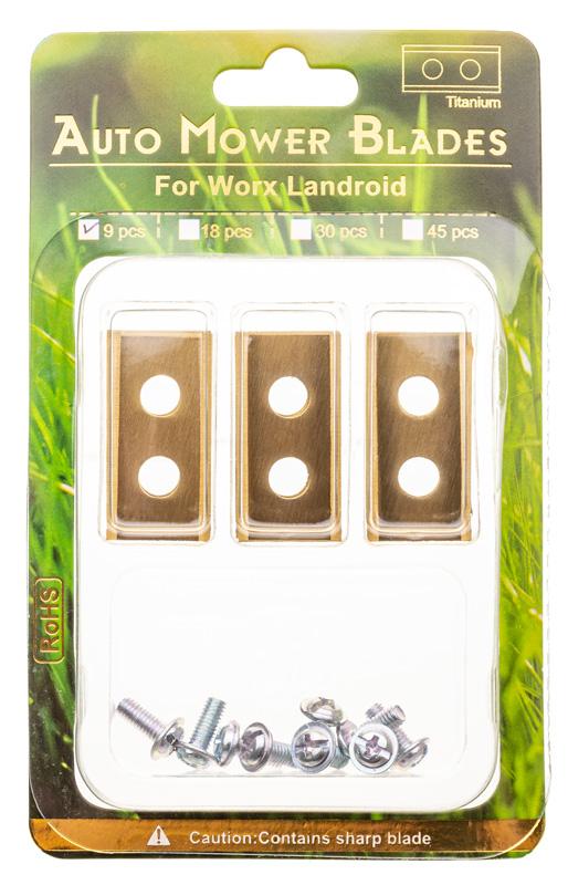 Noże do kosiarki automatycznej Worx Landroid Titanium A00011 – zestaw 9 szt.