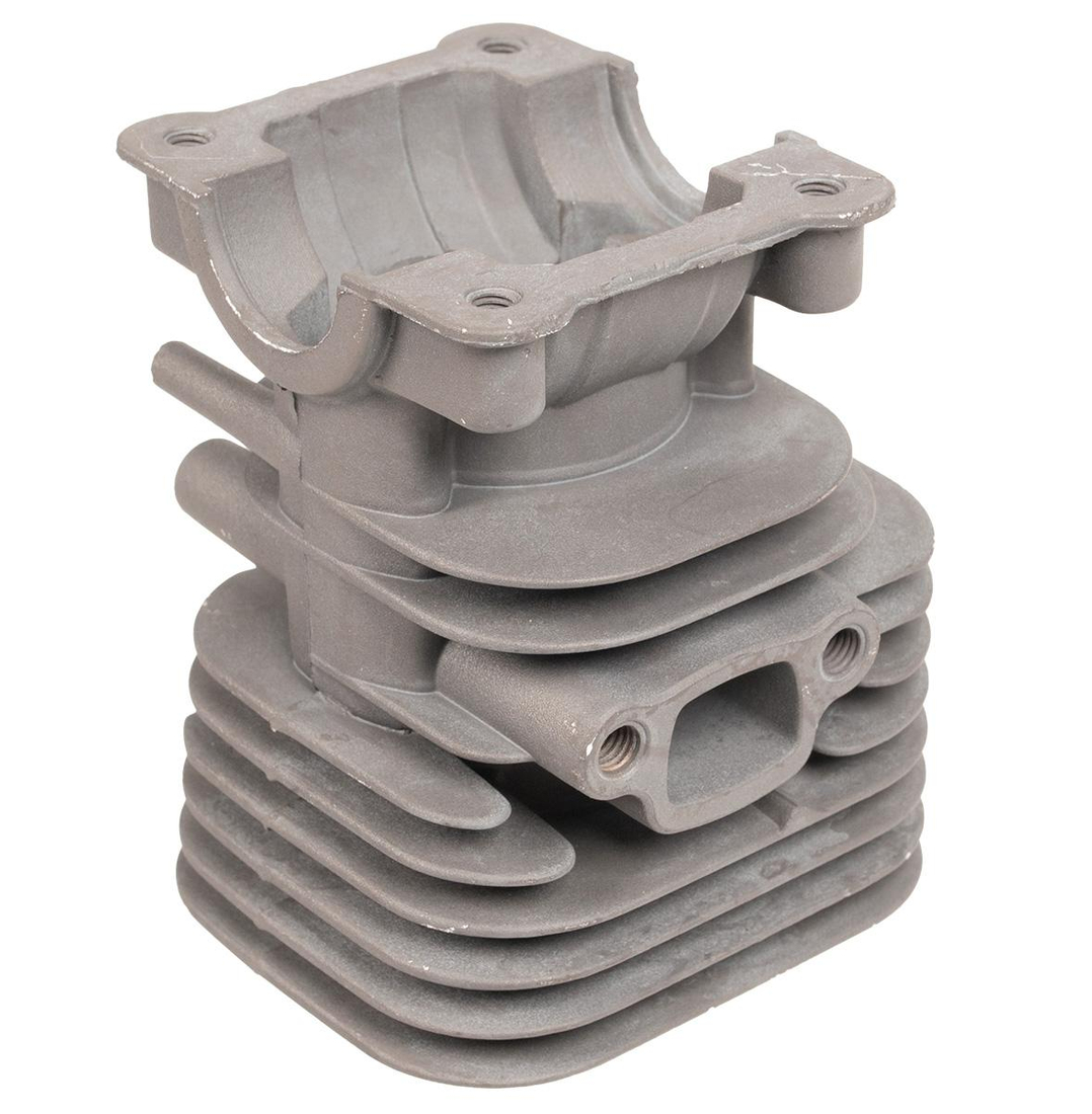 Cylinder Husqvarna 125 kpl. QG12501 – widok z tylu i kanałów