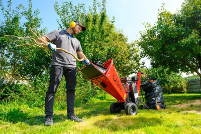 Cedrus RB02 rozdrabniacz spalinowy rębak do gałęzi 10 cm Loncin 6,5 KM