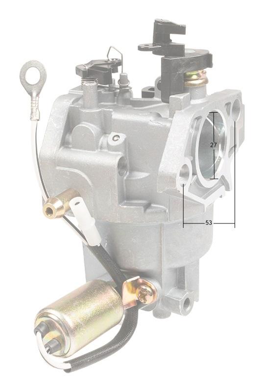 Gaźnik MTD 4P90F RO20822 wymiary gardzieli