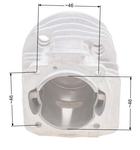 Cylinder Husqvarna 55 /46mm/ kpl. METEOR VA341