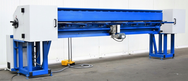 MAAD ZGM-3000/1.25 ZAGINARKA GIĘTARKA KRAWĘDZIARKA DO BLACHY MECHANICZNA ELEKTRYCZNA MAAD ZGM-3000/1.25