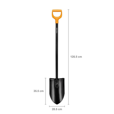 Špičatý rýč Solid™+, XL, dlouhá násada 1067517