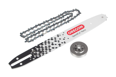Zestaw OREGON SpeedCut Nano 637257 - prowadnica 144TXLNA041 + łańcuch 80TXL059E + bęben 629322 637257