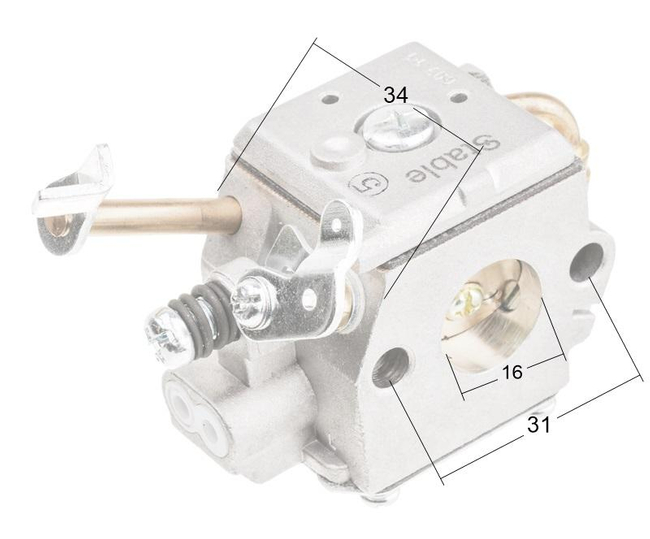 CEDRUS carburetor foot ST01 070590