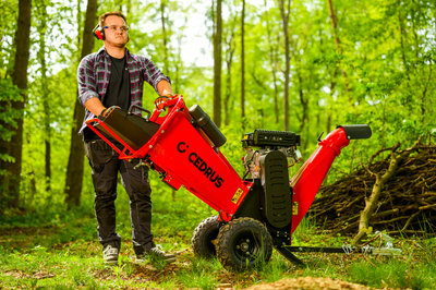 Cedrus RB02 PRO Rozdrabniacz Spalinowy Rębak do Gałęzi 12 cm Loncin 7 KM