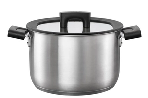 5 L pot with lid Hard Face Steel 1052241