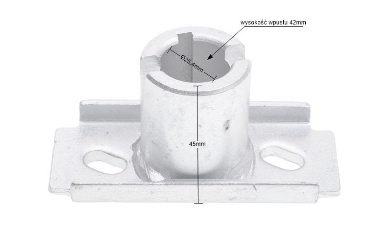 Adapter kosiarki NAC Castorama WR nowy typ wał 25.4mm NZ470 - widok 4