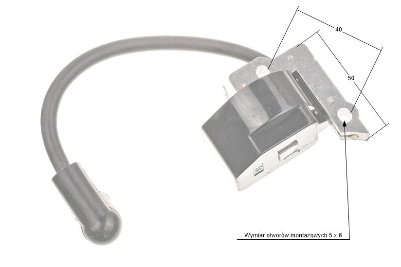 Moduł zapłonowy Oleo-Mac Sparta 25 26 250TR 490019 - wymiary i mocowanie