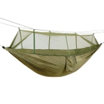 DEDRA N1039 Hamak z moskitierą 330x140 cm turystyczny ogrodowy campingowy wodoodporny