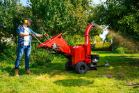 Cedrus RB05 PRO-HE Rębak Rozdrabniacz Spalinowy Do Gałęzi 15 KM 12 cm Hydrauliczny