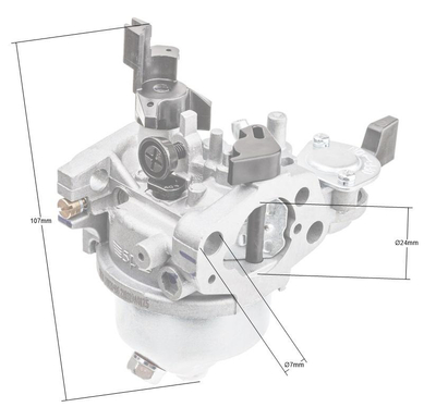 Loncin G200F carburetor without primer EURO 2 ORIGINAL PART 170020406-0004