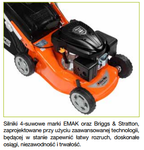 OLEO MAC G 48 TBQ Comfort Plus SPRINKLING MOWER WITH B&S Briggs & Stratton 4.5 hp 1400m2 66119112E5 - OFICIÁLNÍ DISTRIBUTOR - AUTORIZOVANÝ PRODEJCE OLEO-MAC