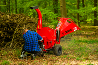 Cedrus RB05 PRO-HE Rębak Rozdrabniacz Spalinowy Do Gałęzi 15 KM 12 cm Hydrauliczny