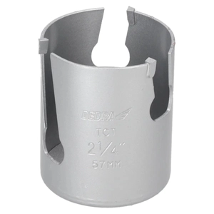 DEDRA 08X057 Vrták TCT 57 mm 5/8'' s karbidovou korunou HM pro kov, dřevo a PVC