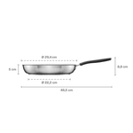 Fiskars Functional Form 1072312 patelnia 28 cm ze stali nierdzewnej z powłoką ceramiczną