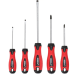 DEDRA 06A091 5-Piece Screwdriver Set. SL PH magnetic CrV steel