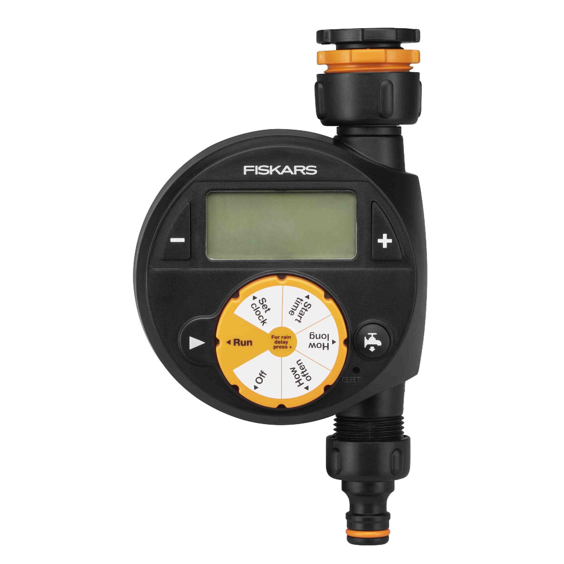 Fiskars 1054791 – sterownik nawadniania, widok z przodu