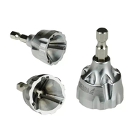 DEDRA WMG0319 External Grooving Cutter, 3–19 mm, HEX 1/4" Chamfering Cutter for Metal
