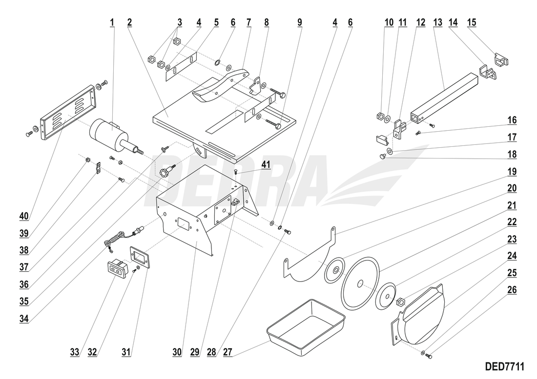 STÓŁ ROBOCZY DEDRA