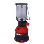 DEDRA 31A005 Lampa turystyczna gazowa z zapłonem PIEZO 80W, latarnia kempingowa biwakowa
