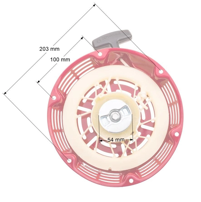 Rozrusznik agregatu chińskiego Lifan Kipor Loncin Zongshen 188 metalowe zabieraki T2 NZ561