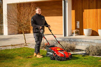 CEDRUS WE38 GREEN AREATOR 2-in-1 AERATOR + 2 ROLLERS 1800W / 38cm CEDWE38 - EWIMAX - OFFICIAL DISTRIBUTOR - AUTHORIZED DEALER CEDRUS